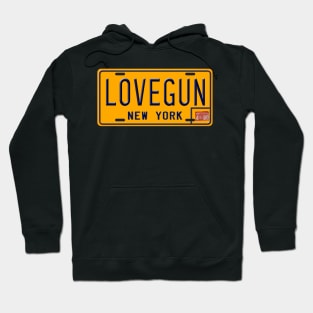 Love Gun License Plate Hoodie